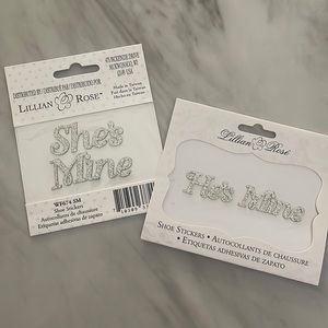 NWT Wedding Shoe Stickers